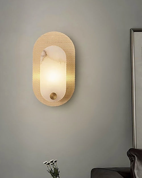 Modern Harlan Alabaster Wall Light